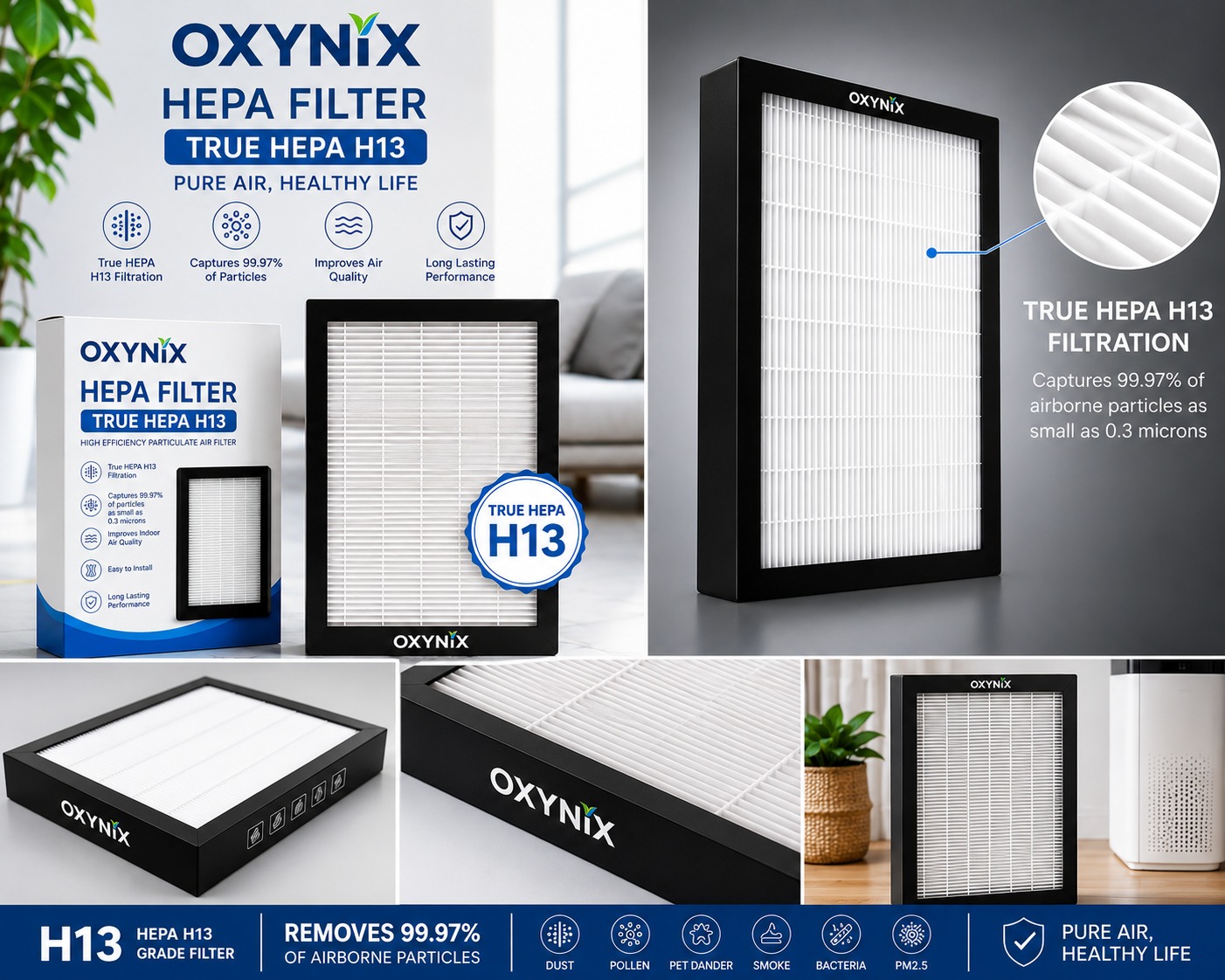 Oxynix True H13 filter